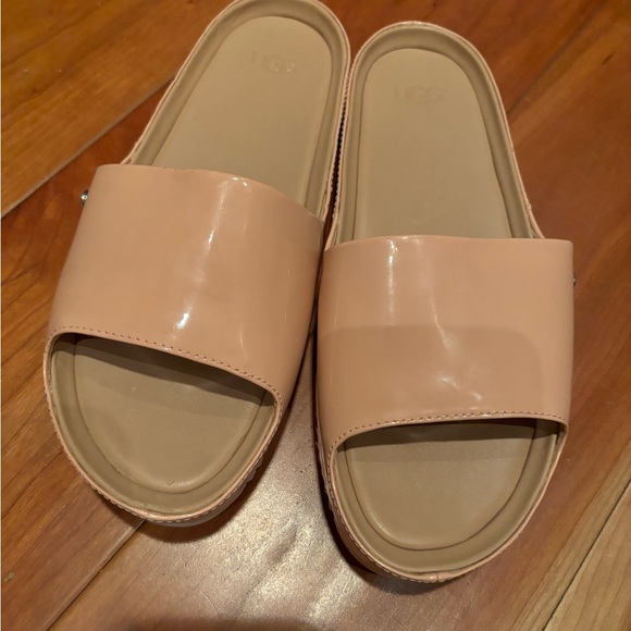 UGG | Shoes | Ugg Jane Patent Leather Slides | Poshmark display picture 1